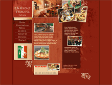 Tablet Screenshot of kalura-trattoria.com